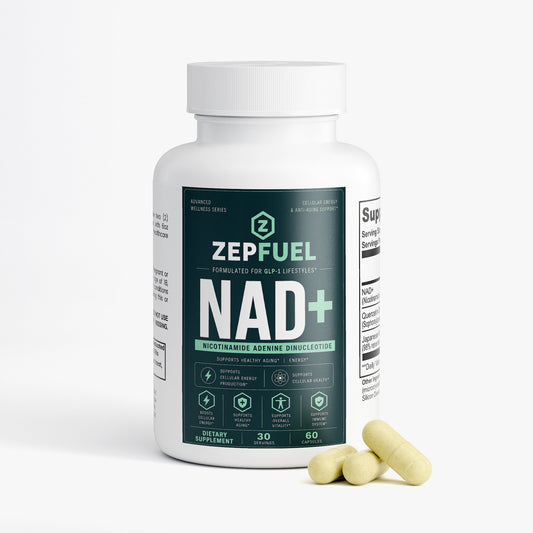 Zepfuel NAD+ 500mg with Quercetin & Resveratrol | 60 Capsules