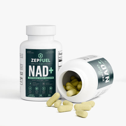 Zepfuel NAD+ 500mg with Quercetin & Resveratrol | 60 Capsules