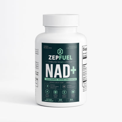 Zepfuel NAD+ 500mg with Quercetin & Resveratrol | 60 Capsules