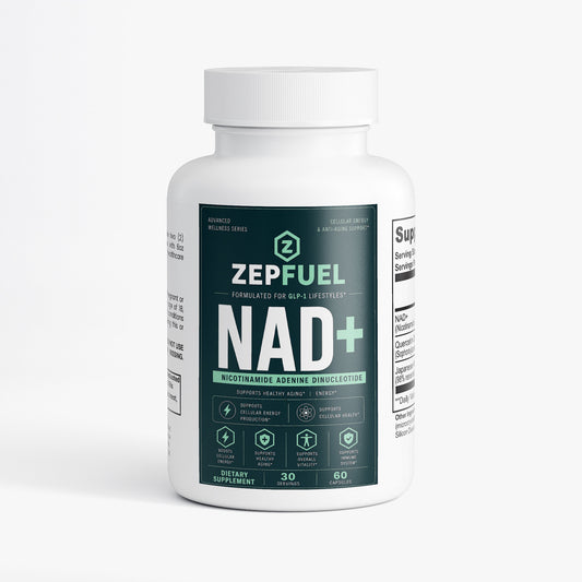 Zepfuel NAD+ 500mg with Quercetin & Resveratrol | 60 Capsules