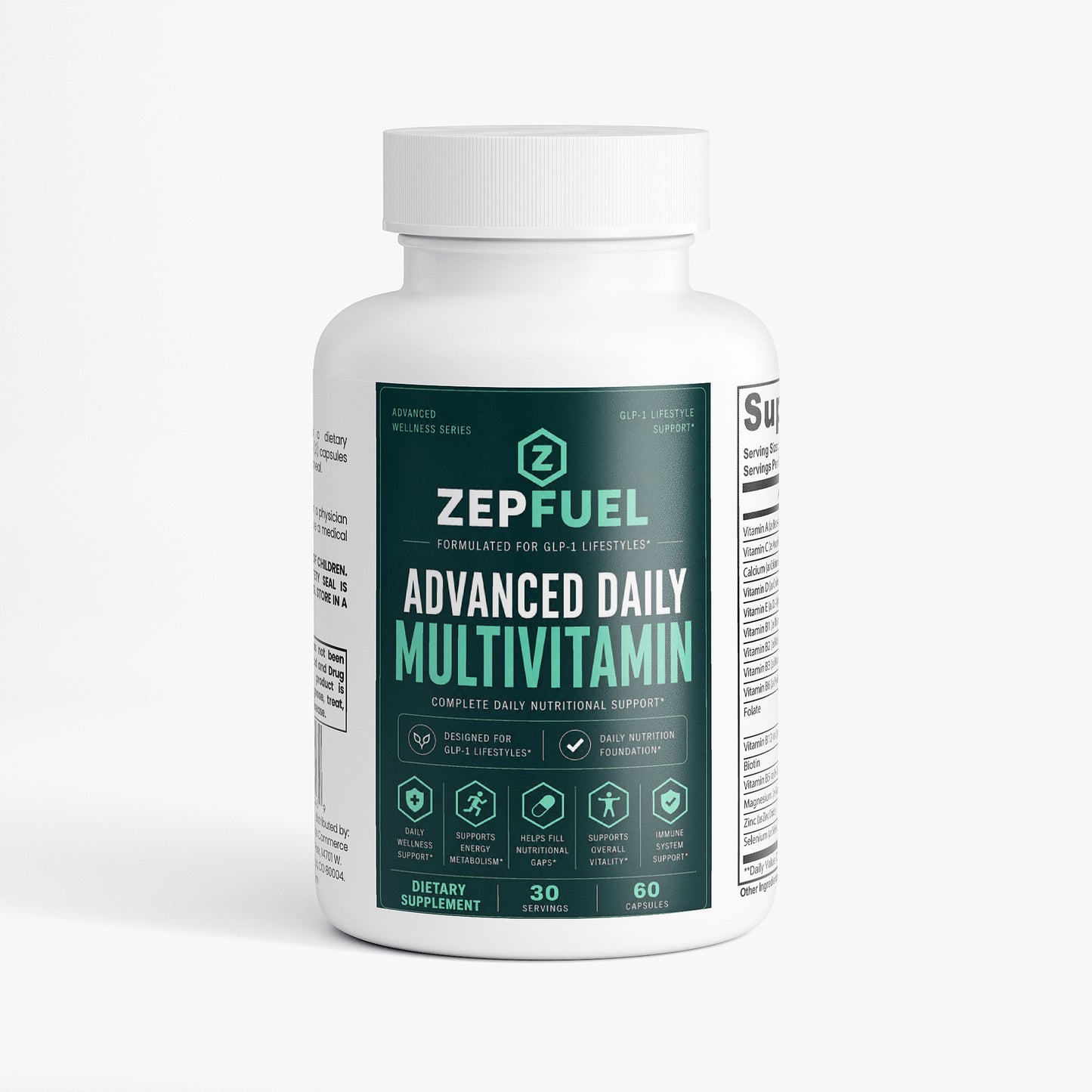 Zepfuel Complete Multivitamin Complex | 60 Capsules