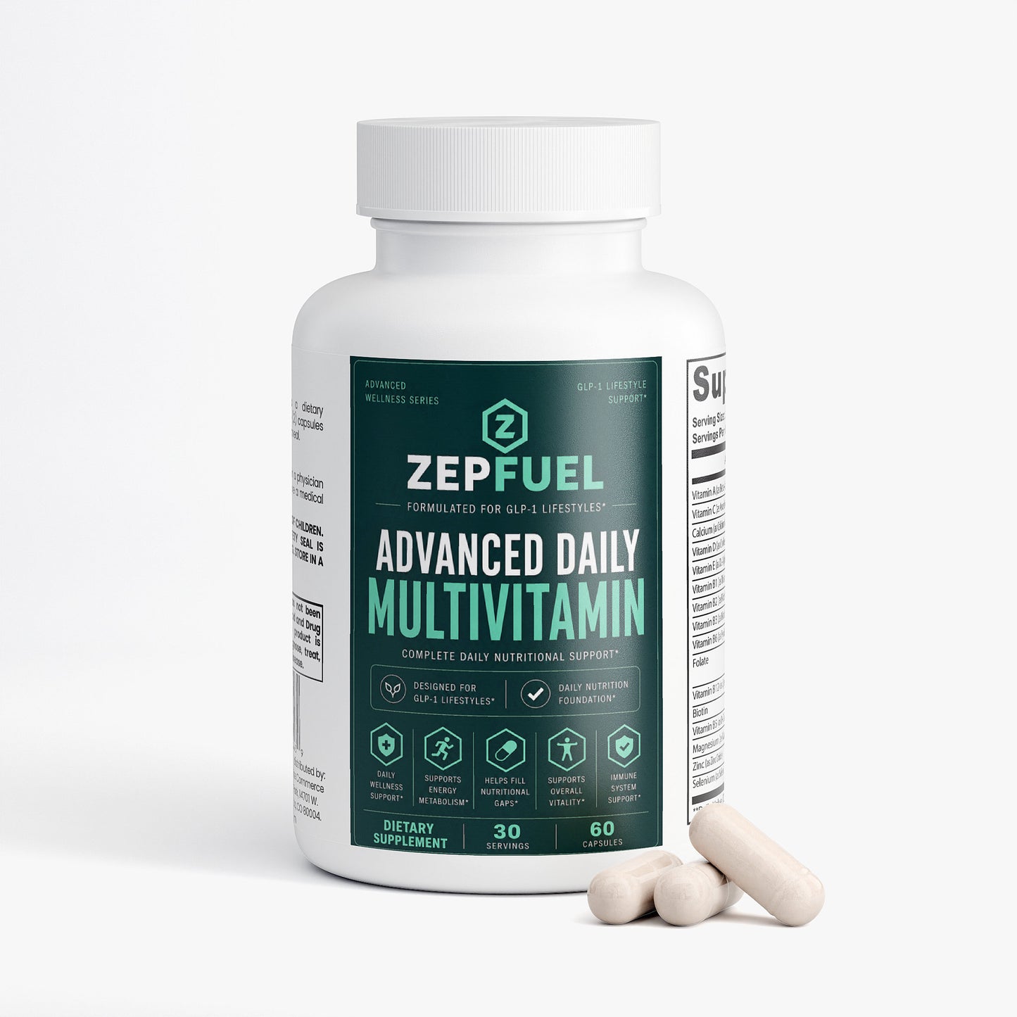Zepfuel Complete Multivitamin Complex | 60 Capsules