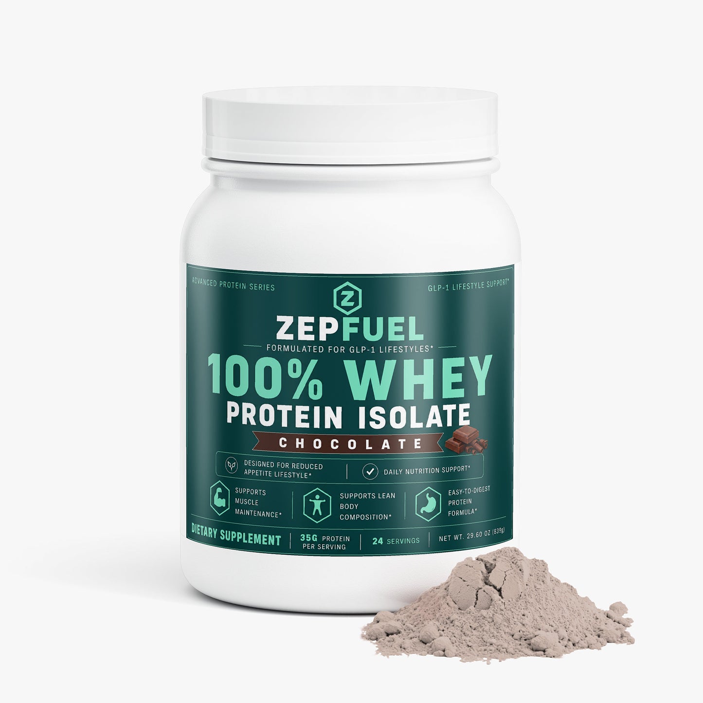 Zepfuel Advanced 100% Whey Protein Isolate — Chocolate