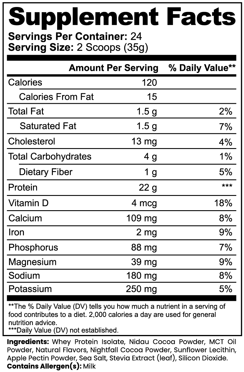 Zepfuel Advanced 100% Whey Protein Isolate — Chocolate